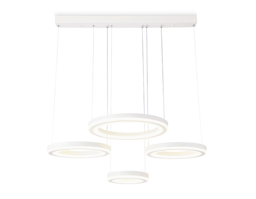 Подвесной светодиодный светильник с пультом FA4325/4 WH белый 3000K/4200K/6400K 168W 770*400*720 (ПДУ РАДИО 2.4G)