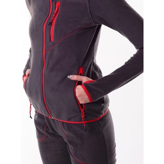 Костюм "Рич" жен (т.серый/красн)