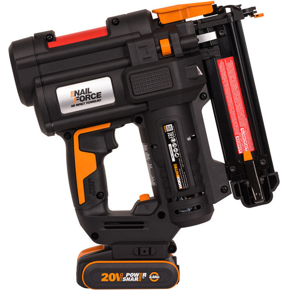 Степлер аккумуляторный WORX WX844 20V 2Ач х1 ЗУ
