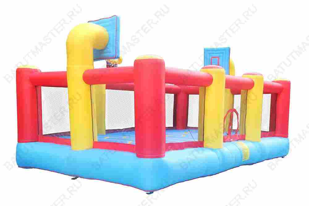 Спортивный надувной батут "Баскетбол 2" 6*3,6*2,9м