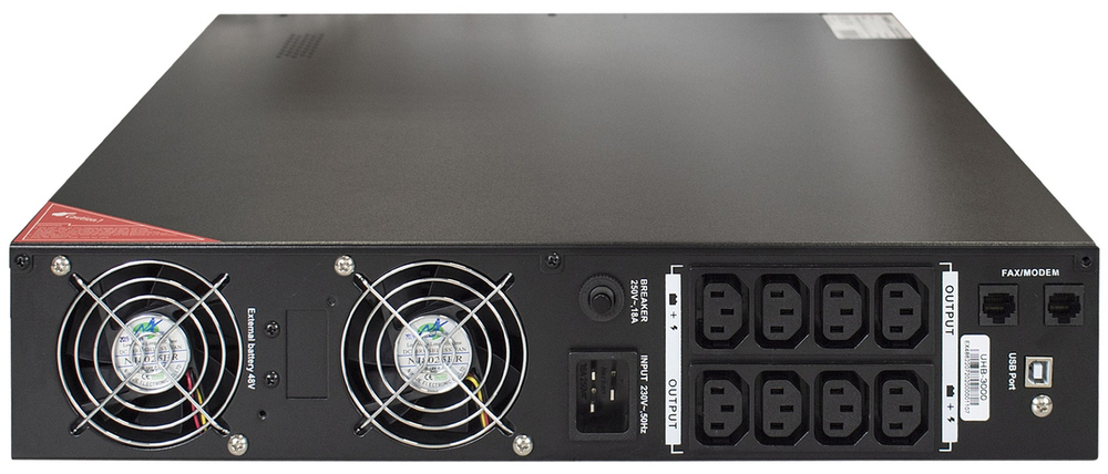 Источник бесперебойного питания  Exegate SinePower UHB-3000.LCD.AVR.C13.RJ.USB.2U