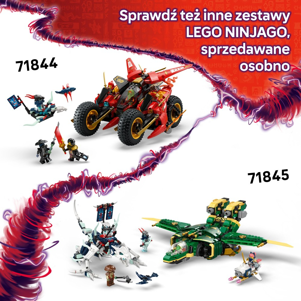 Конструктор LEGO Ninjago 71843 Дракон-мех Рога — фото 7