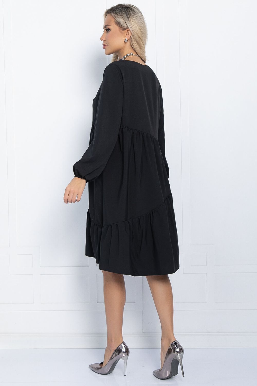 Платье Магия стиля (черное) П11308 LT Collection