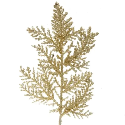 Ветка декоративная «Зимний сон» 25 см, Золото