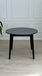 Круглый раздвижной стол "Бетон" и 4 стула Элион