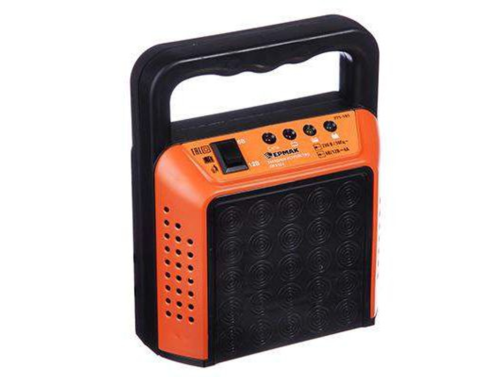 Зарядное устройство автоматическое трансформаторное Ермак 6А 6В/12В пластик корпус