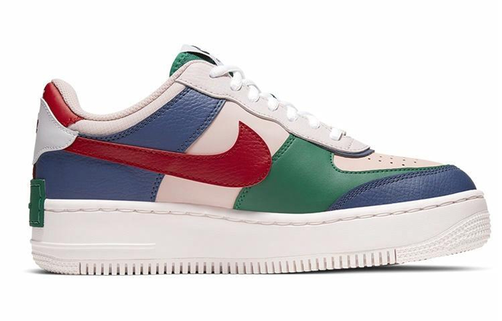 Кроссовки Nike Air Force 1 Low Shadow (Женская размерная сетка)
