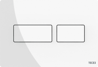 Панель смыва TECEsolid с двойной системой смыва для унитаза, цвет белый глянцевый
