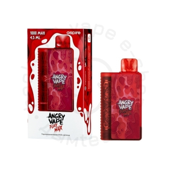 Angry Vape Fury Max, Красный (Red)