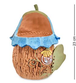 ZLC-179/05 Кашпо керамич. «Лесной домик - колокольчик»