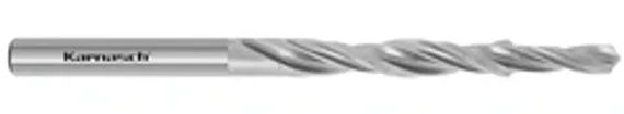 Короткое ступенчатое сверло Karnasch M3 с покрытием TITAN-TEC, 180°, HSS-XE, DIN 1897, арт. 40.2050.030