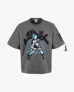 Купить Футболка Heartz Pixelart Washed Kimono Темно-серая Футболка Heartz Pixelart Washed Kimono Темно-серая