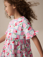 Платье для девочки Next E57-225, Белый, Розовый