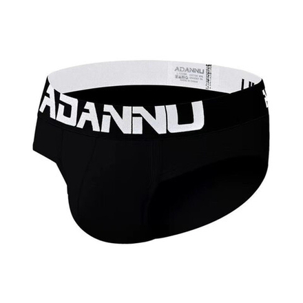 Мужские трусы брифы черные ADANNU AN127-2