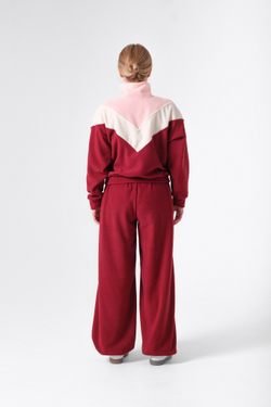 Костюм женский флисовый с олимпийкой "Сангрия"