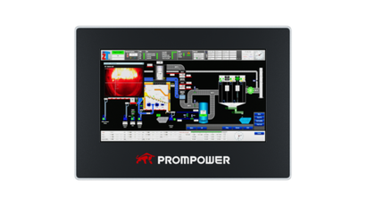 Панель оператора PROMPOWER PH1. Диагональ 7 Экран TFT разрешение 800*480.  RS232,RS422/RS485.