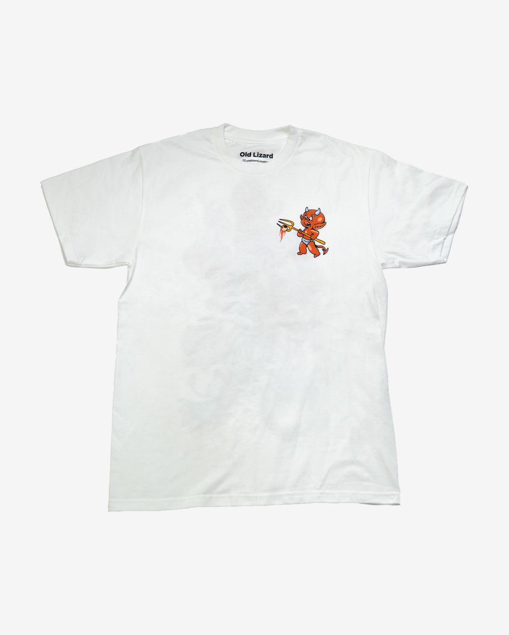 Футболка Old Lizard Red Devil Белая