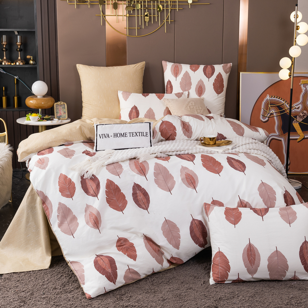 Комплект постельного белья Люкс Сатин 100% хлопок на резинке AR312