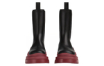 Bottega Veneta Bottega Venetta Tire Boot Black Maroon