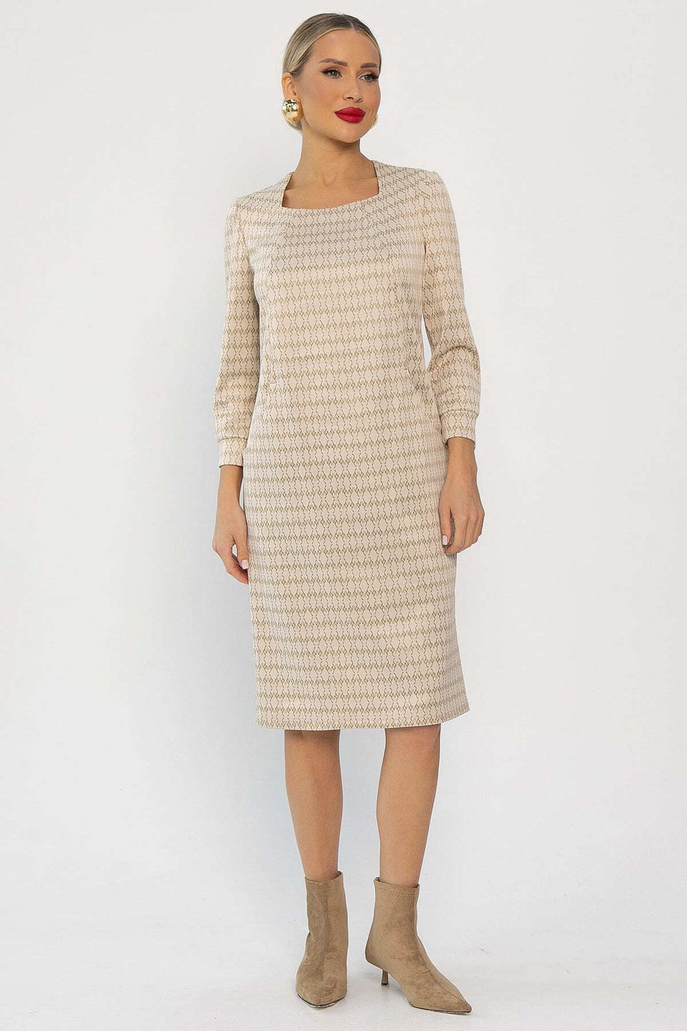Платье Настроение (бежевое) П13744-19М LT Collection