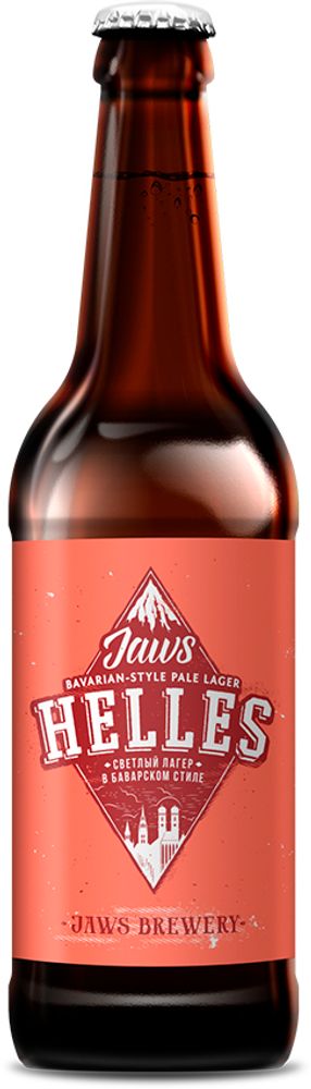 Пиво Джоус Хеллес / Jaws Helles 0.5 - стекло