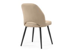 Стул на металлокаркасе Брейния velutto 05 / черный