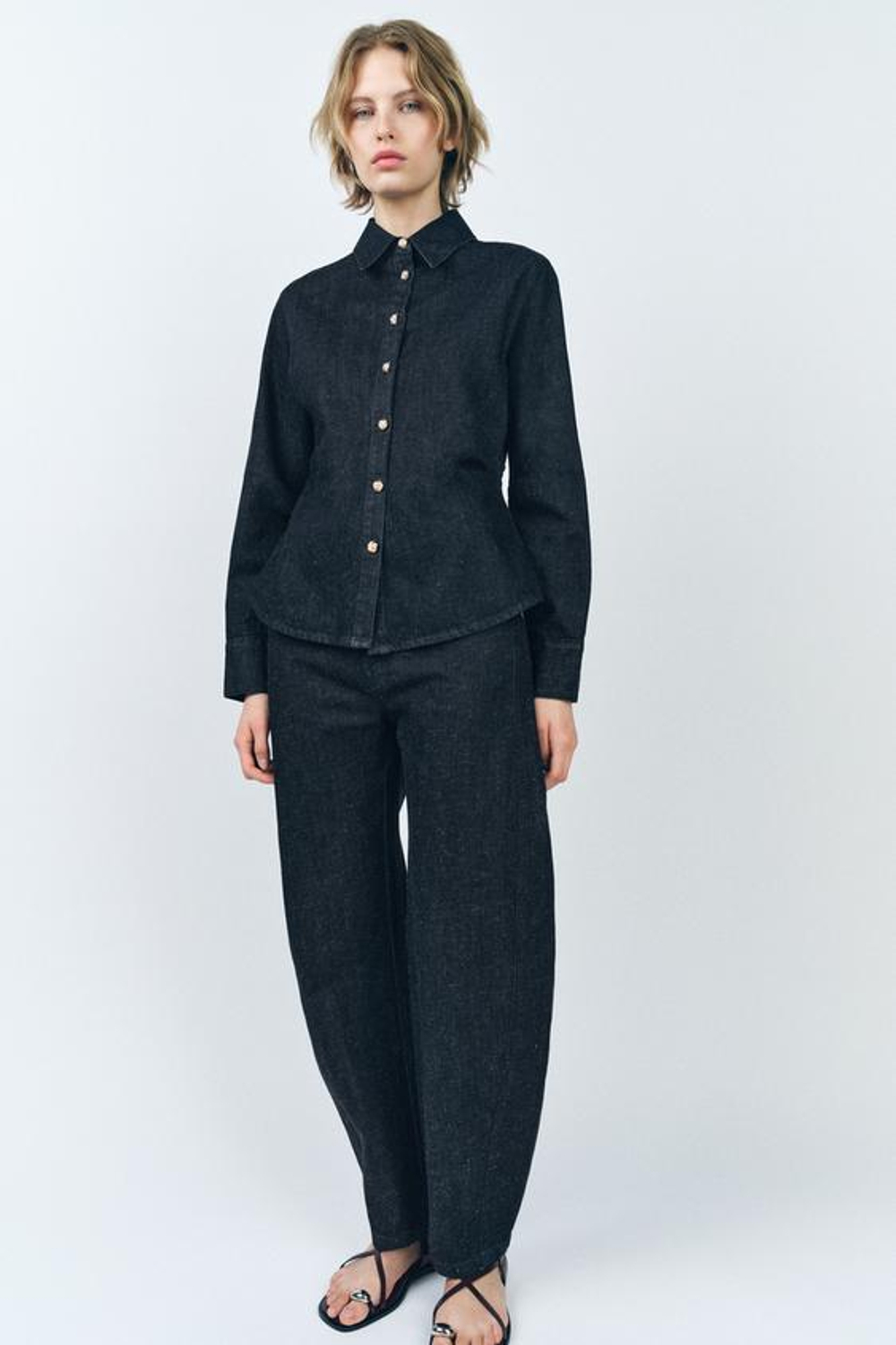 ZARA ДЖИНСЫ — ZW COLLECTION, СИНИЙ