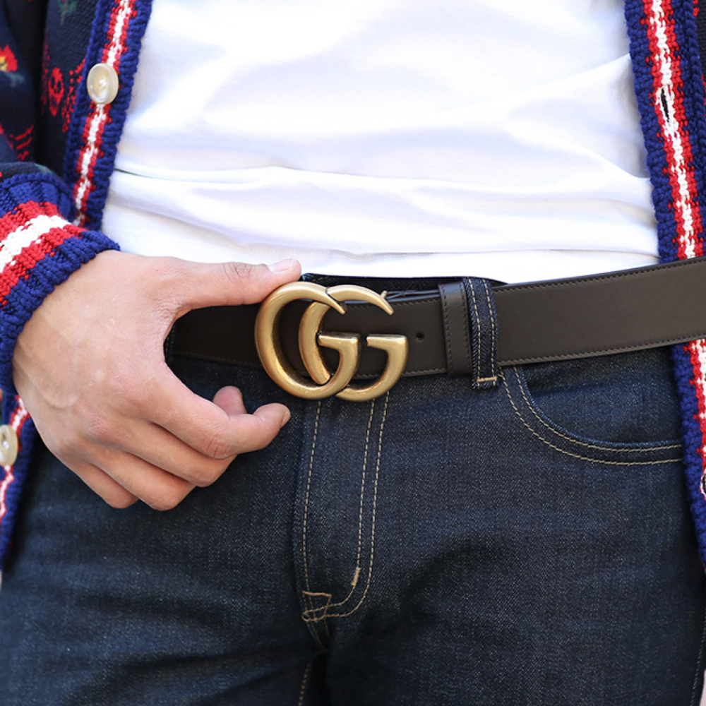 Пояс GUCCI G 4cm #, 397660 AAA5Z 1000