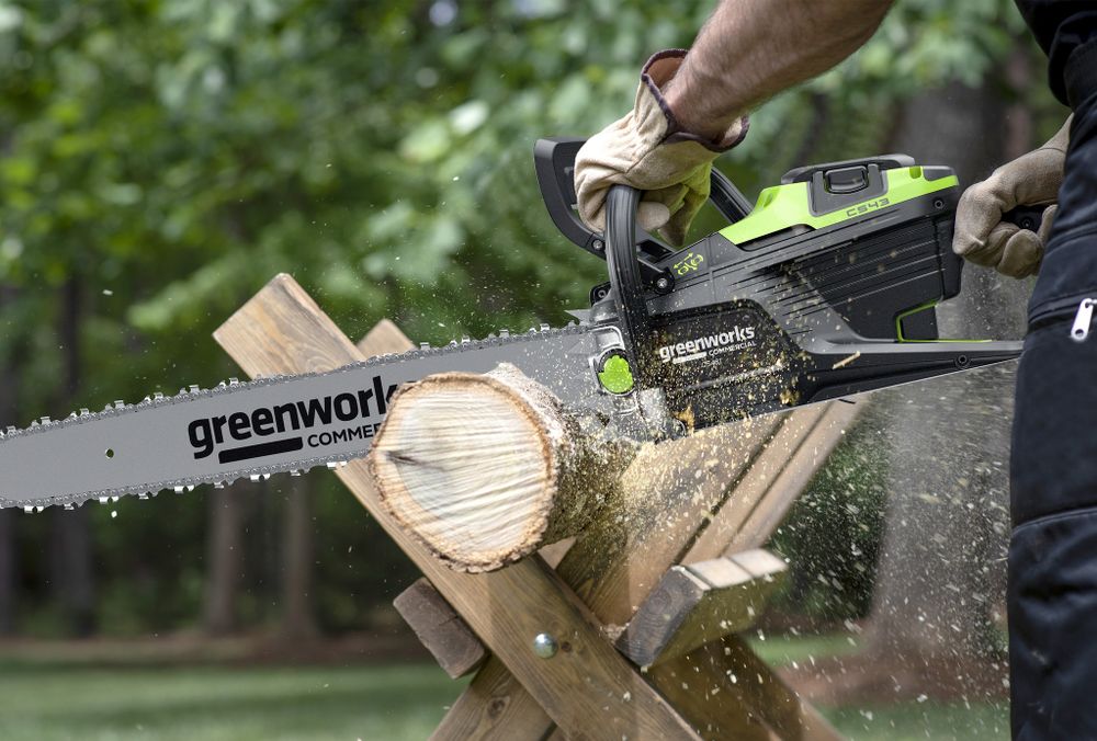 Цепная пила аккумуляторная Greenworks OCS800, 82V, 5,0 кВт, 50 см, бесщеточная, без АКБ и ЗУ (2009707)