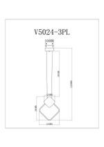 Светодиодный подвесной светильник Moderli V5024-3PL Store