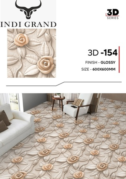 Керамогранит 3D 60х60 glossy - 154