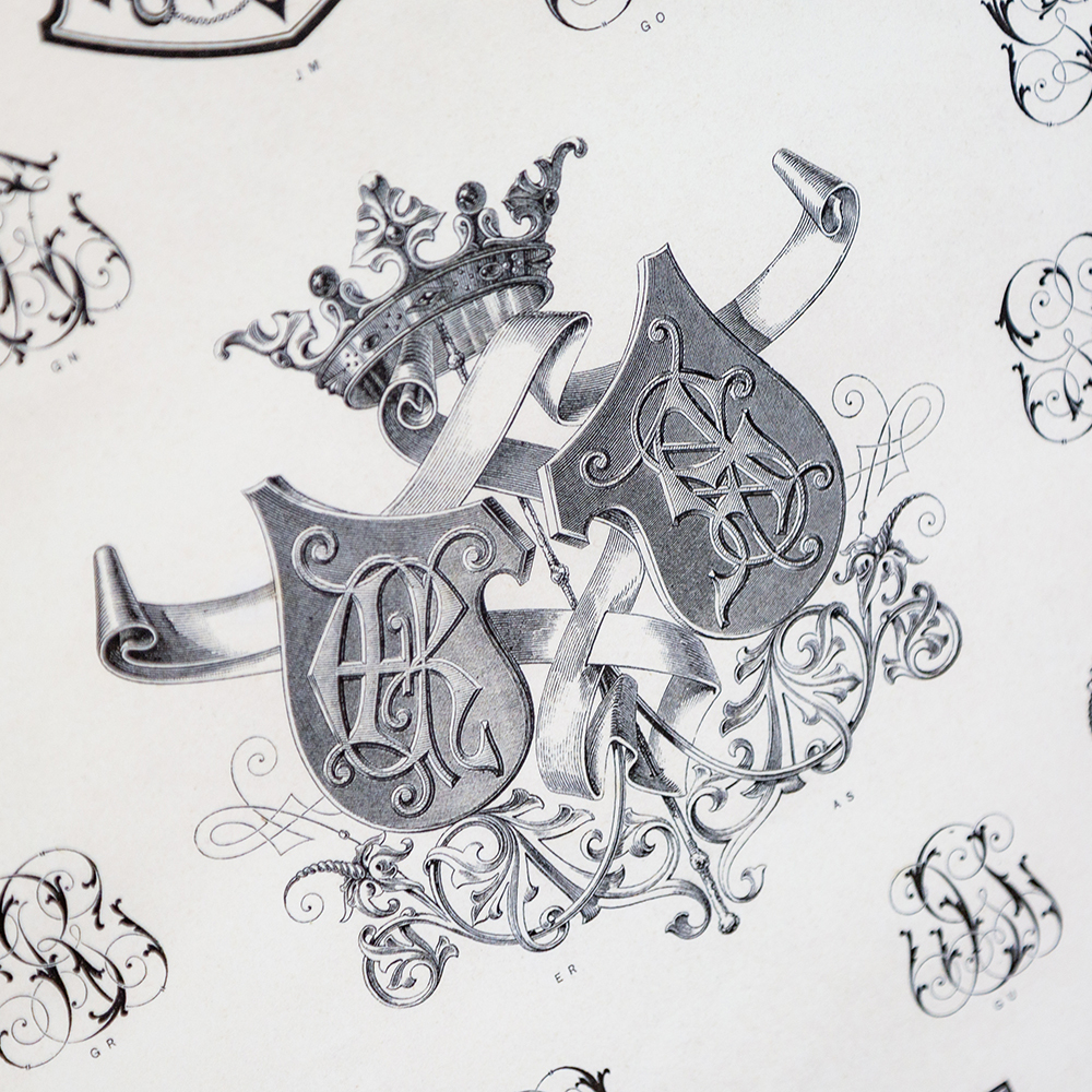 Арт-постер Объект мечты Монограмма 26