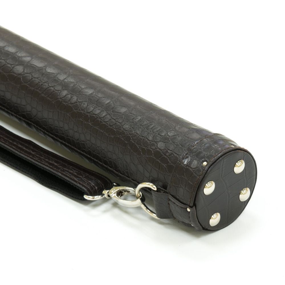 Тубус для кия Action 1/1 93 см темно-коричневый (кроко), карман 23 см