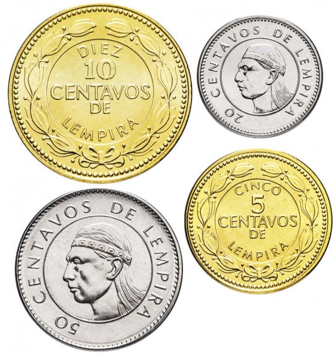 Набор монет Гондураса (4 шт)