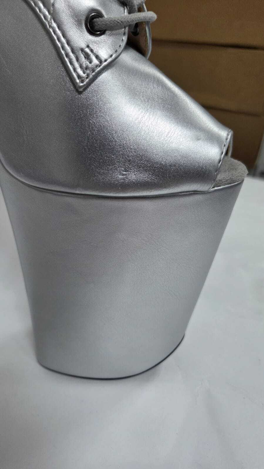 KIKO. Ботильоны четверки. PU. Открытые - SHDB-015-4-PU-sil-sale37_031