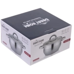 Кастрюля из нержавеющей стали BARBARA 4,5л, индукция, DH08-22