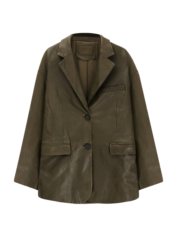 Jacket olive color