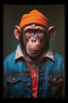 Картина Обезьяна TD151 Monkey Teona Decor