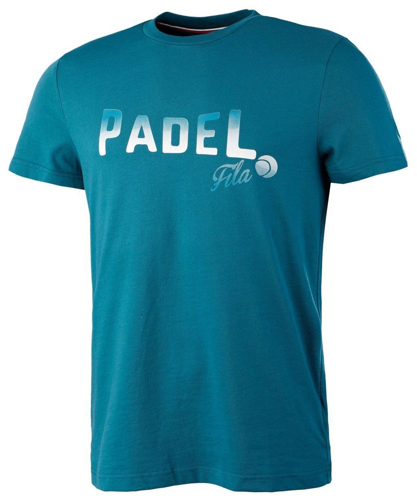 Мужская теннисная футболка Fila T-Shirt Arno M - blue coral