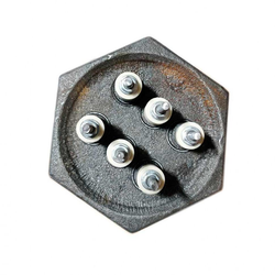 Тэн для трех фазного котла 12000w/220v 420 мм D74 мм G 2,5" 68712