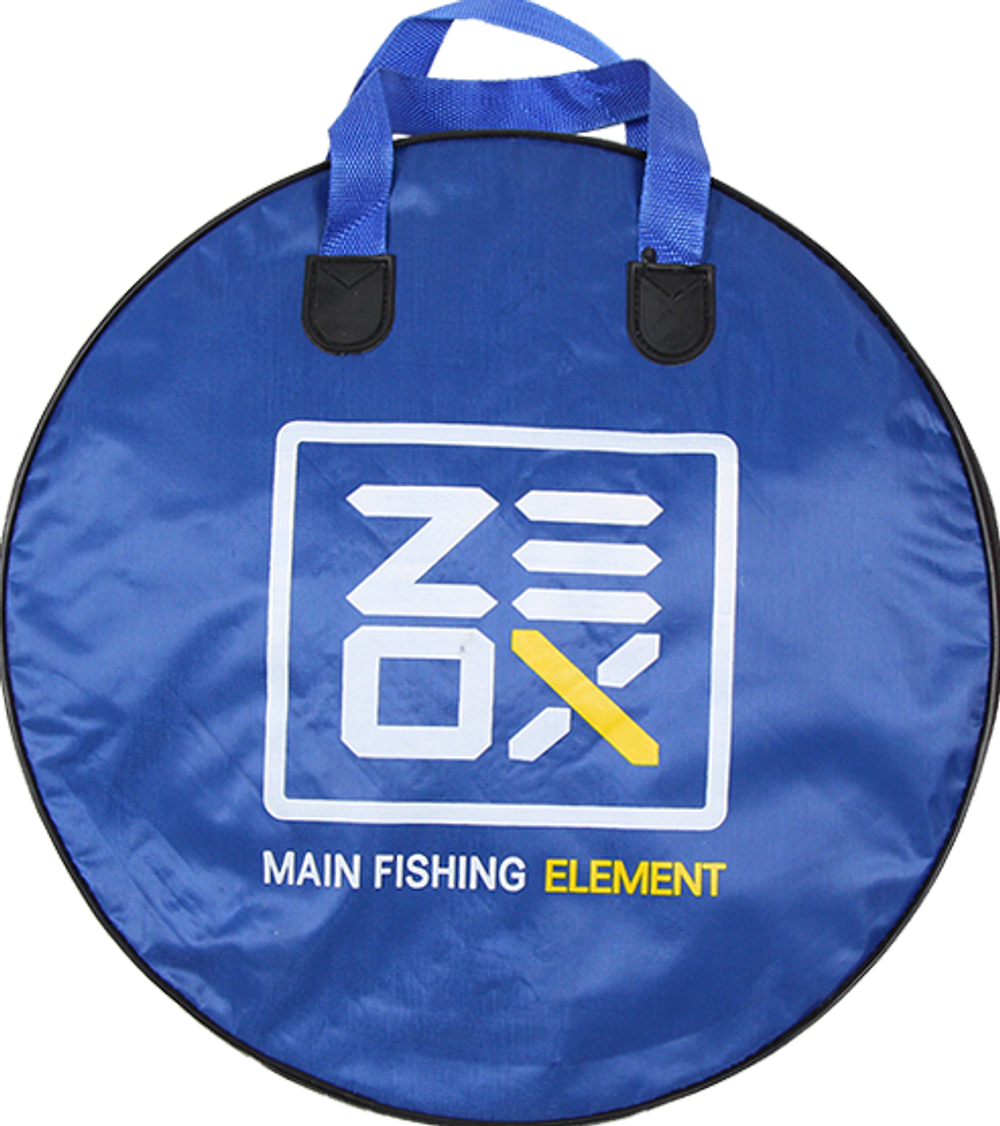 Садок рыболовный Zeox Round RM в чехле 2.5м круглый  d-45см 4 колец