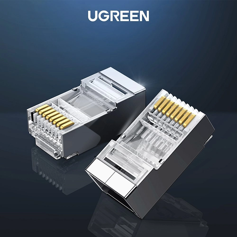 Коннектор RJ-45 (UTP) CAT 6, 100шт., Ugreen 50248