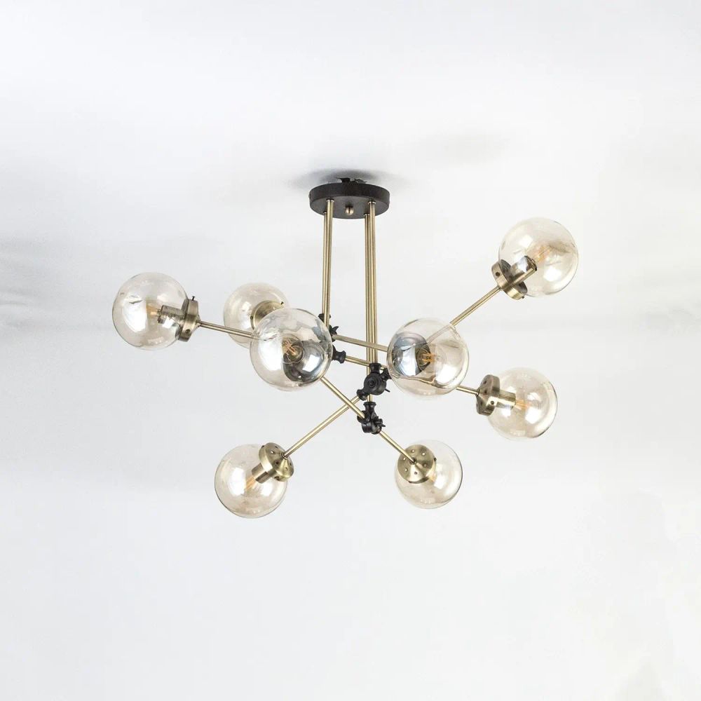 Citilux Планета CL105185 Люстра на штанге поворотная Бронза