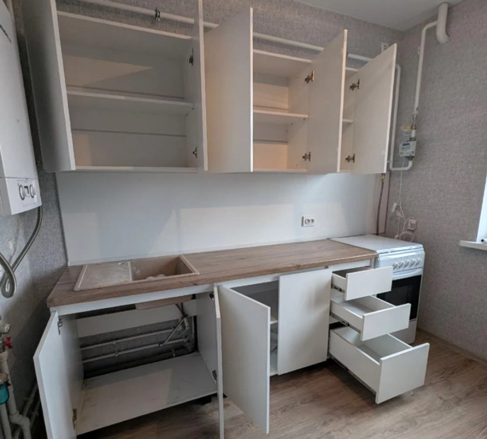Кухня Честер 2,0 м белый