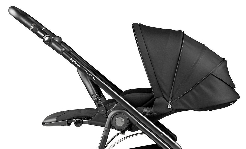 Коляска Peg Perego Veloce TC New Belvedere 2 в 1 True Black