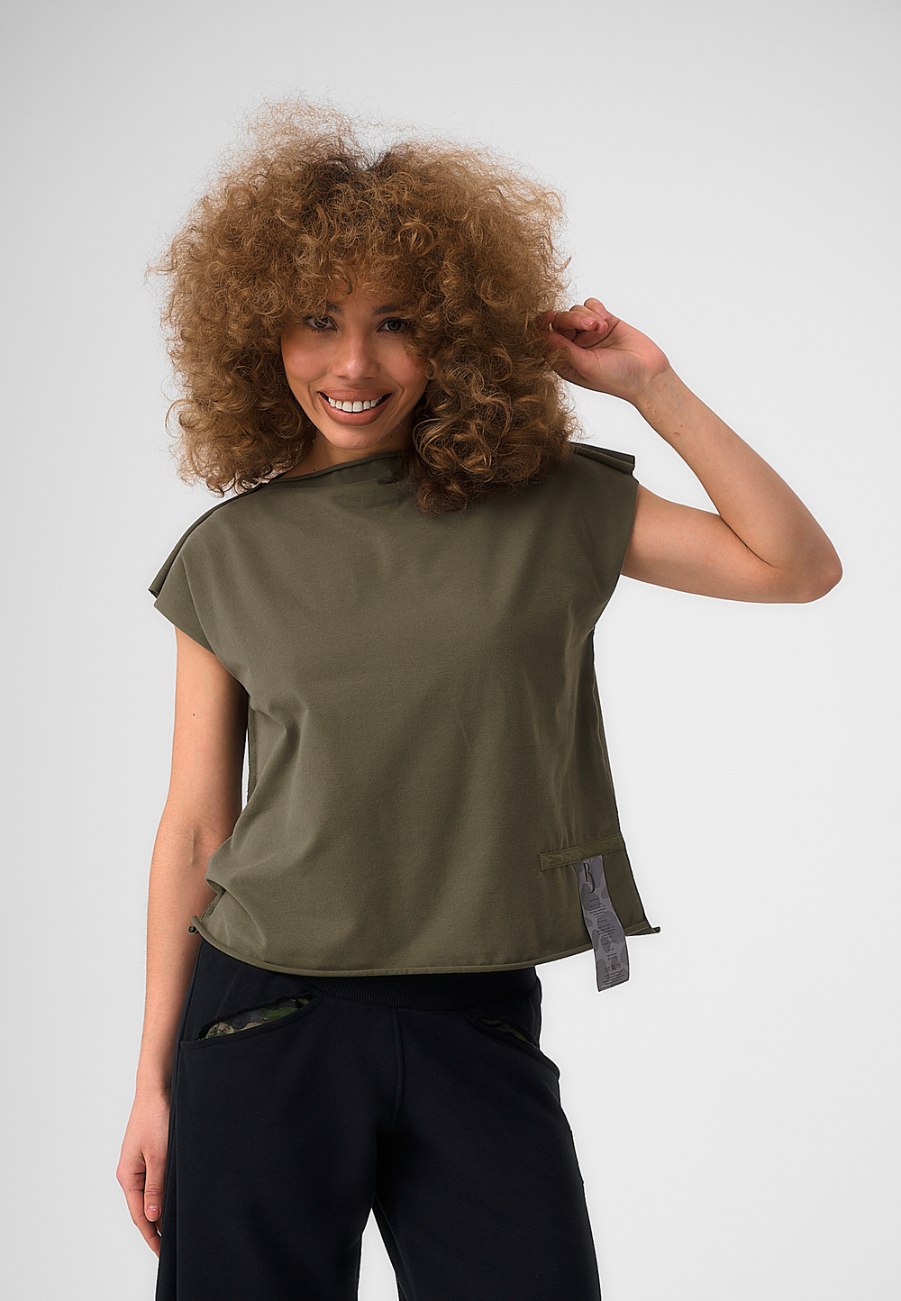 Футболка Квадрат Хаки