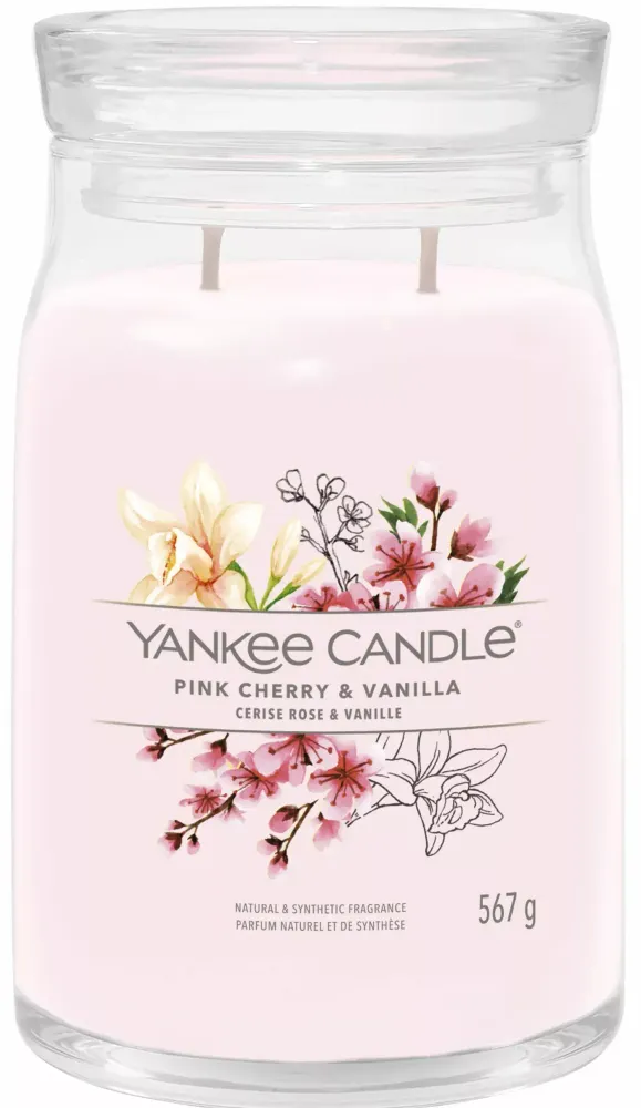 YANKEE CANDLE PINK CHERRY VANILLA 567 GR