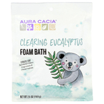 Aura Cacia, очищающая пена для ванны, эвкалипт, 70,9 г (2,5 унции)