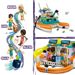 LEGO Friends — Морская спасательная шлюпка 41734 / артикул   41734  / GTIN 5702017415192