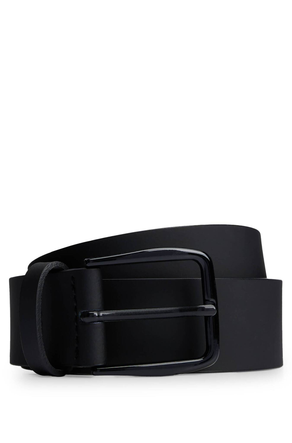 Кожаный ремень Tobi-LogTip_Sz BOSS BLACK - черный(50513086)